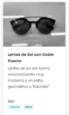 Catálogo de productos de Óptica Nur